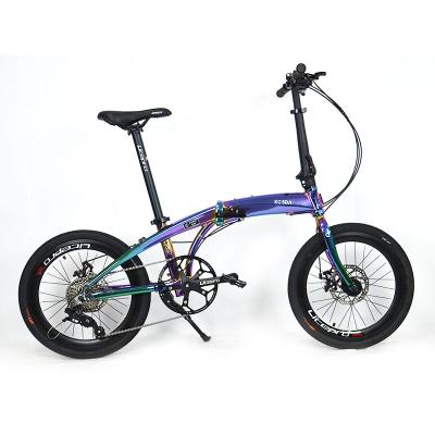 China KOSDA aluminum alloy folding bike 20 inch aluminum alloy frame made by china factory supplier with 8 speed bicycle for sale