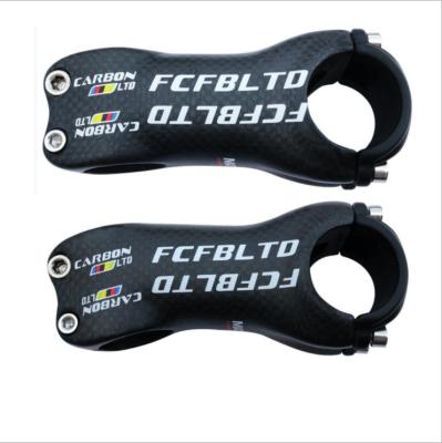 China Spot Matte Full Carbon Fiber Mountain Bike Stem 6 Degree Ultralight Column 25.4 17 Degree Road Bike 31.8 FW-ST-C-16 for sale