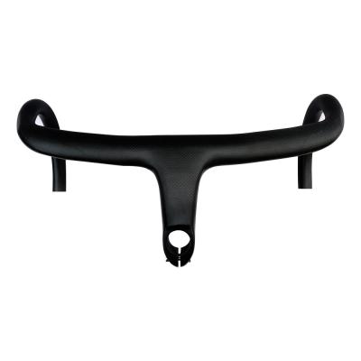 China FCFB Full Carbon Fiber Mountain Bike Claw Handlebar Road Bike Handlebar Light Weight One Bend Handlebar for sale