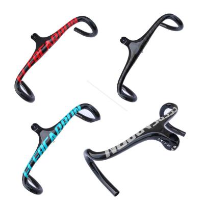 China Road Bikes FCFB Carbon Fiber Bicycle Claw Handlebar Light Weight Curved Handlebar New Toray T700 Solid For Road Bike for sale