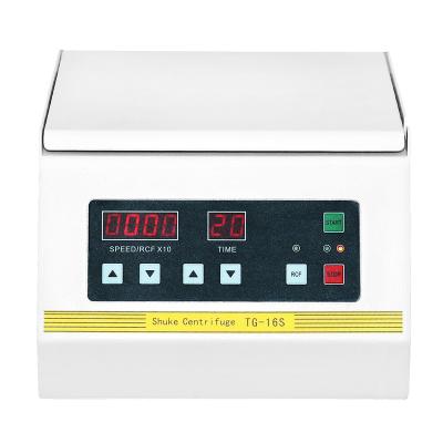 China TG-16S Mini 1.5ml Hospital Medical Laboratory Micro Capacity Table Top Spinning PCR Centrifuge 10*5ml for sale