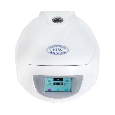 China High Speed ​​1.5ml Capacity 12 Mini Portable Micro Tube Top H15S Tabletop PCR Lab Electric Centrifuge 12*1.5ml for sale