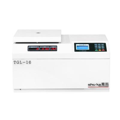 China High Speed ​​Laboratory Table Top TGL-16 Electric Medical Temperature Control Refrigerated Cold Centrifuge 6*100ml for sale