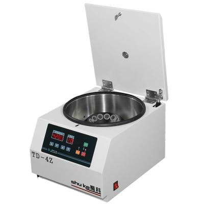 China TD-4Z Angle 20ml 50ml Tabletop Rotor 4000rpm Top Top Fixed Head Low Speed ​​Semen Digital Liquid Centrifuge 12*20ml/4*50ml for sale