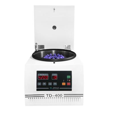 China TD-400 Table Top Blood Samples Centrifuge 24 Holes Blood Centrifuge Machine 24*10ml Medical Low Speed ​​Blood Tube for sale