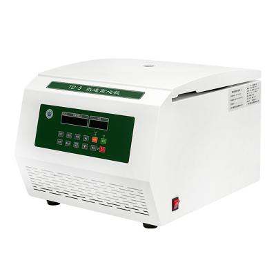 China TD-5 Low Speed ​​Desktop Swing Out 100ml Bucket Plate Deep Well Hospital Laboratory Electric Digital Centrifuge 4*250ml for sale