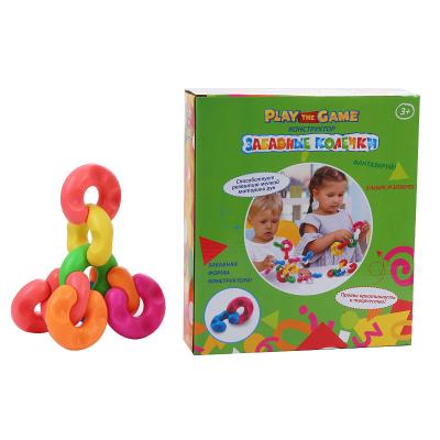 China 24pcs Educational Toys DIY Plastic Educational Toy Building Connecting Blocks for sale