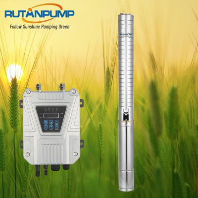 China Free Sample High Efficiency With Inverter 110V 1300W Solar Water Pump Solar Powered Water Pumps Solar Water Pump For Irrigation Commercial for sale