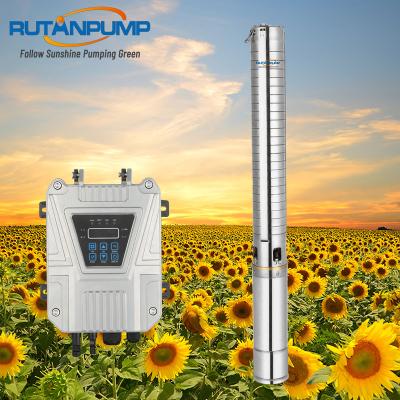 China High efficiency new arrive brushless solar powered kit solar water pump water pumpssystem for domestic water supply for sale