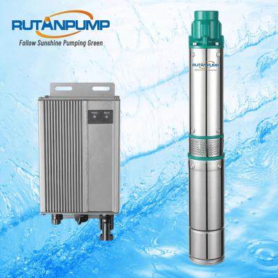 China High Efficiency RUTANPUMP Hot Selling 72V 600W Deep Well Solar Water Pump Solar Powered Water Pumps Solar Pump Water For Irrigation for sale