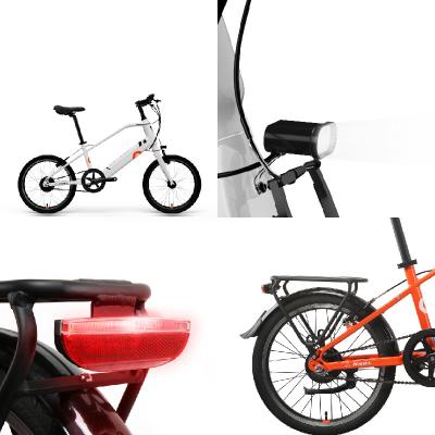 China Aluminum Alloy Dropshipping LC MINI Smart ebike Motorized Electric Bicycles Bike for sale