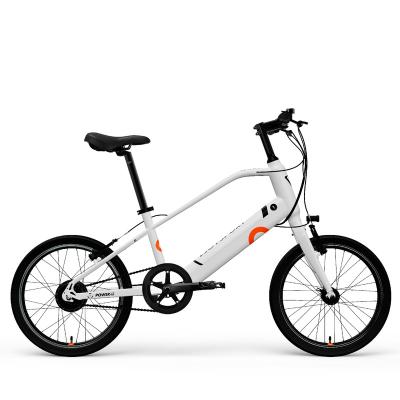 China New LCMINI aluminum alloy electric bicycle 2021 fat suspension 20 inch full tire e-bike city bike moutain bike for sale