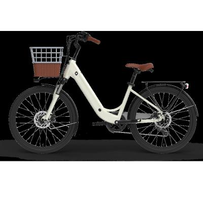 China LC01EZ aluminum alloy city electric bike, e-bike, battery bicycle for mother for sale