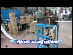 90-110 Times/M Brad Nail Making Machine Hydraulic Staple High Efficiency