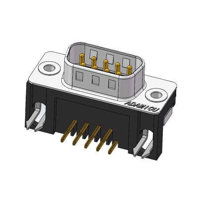 China audio & Video connector suppliers china pin electrical 9 pin db9 sub male panel mount d type male connector for sale