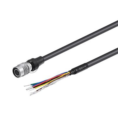 China High Flexible Electrical Automotive I/O Hirose 6 Pin Connector Female Camera Cables For Balser JAI for sale