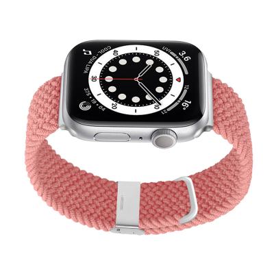 China Fanshion Factory Price Designer Custom Logo 38 40 42 Watch Bands 44mm Nylon For Apple Watch Band for sale