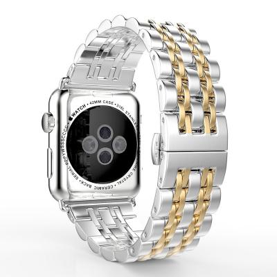 China Fanshion Good Quality Stainless Steel Quick Release Sport Watch Strap For Apple Watch for sale