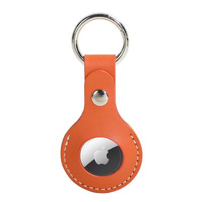 China Wholesale Custom Airtag Case Key Finder Device Fanshion Factory Tracker Protective Leather Case For Apple Airtag for sale