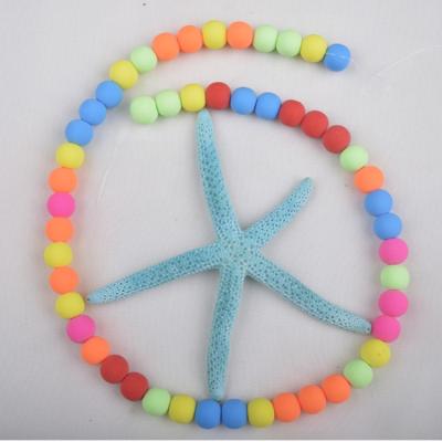 China Classic Wholesale Loose Clay Beads For Fine Jewelry DIY Making , Multi Color Round Necklace And Bracelet Beaded Making Accessories Bead for sale