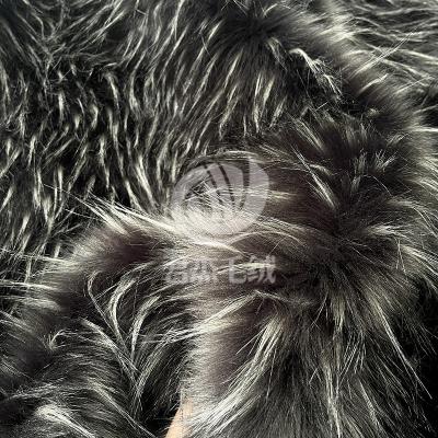 China Auto upholstery manufacturer sells new jacquard collar hair fox hair clothing accessories fabric for sale