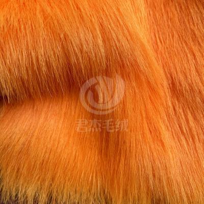 China Hot Selling New Auto Upholstery Artificial Fur Plush Velvet Fabric Long Cloth Plush Clothing, Used For Home Textile Outerwear for sale