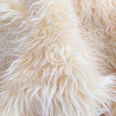 China Good Auto Upholstery Feel Artificial Fur On Cloth Clothing Toy Cloth Lamb Hair for sale