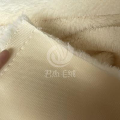 China Junjie Acrylic Upholstery Faux Fur Fabric Faux Fur Coat/Collar/Bag Shorts Plush Auto Fabric High Pile for sale