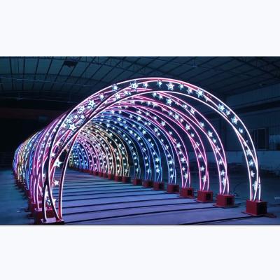 China Customized 2022 Garden Design Arch Landscape And Pathway Lighting Outdoor Led Flood Festival Lights for sale