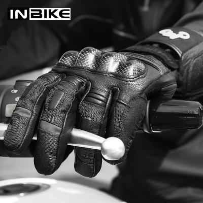 China Full Finger INBIKE Motorcycle Safety Thermal Waterproof TPR Motorbike Pad Cycling Cycling Hiking Racing Bicycle Gloves IM866 for sale