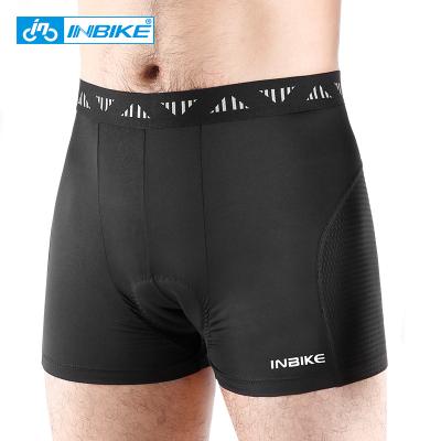 China INBIKE breathable men's breathable underwear shorts silicone pad shockproof quick-dry cycling shorts SA005 for sale