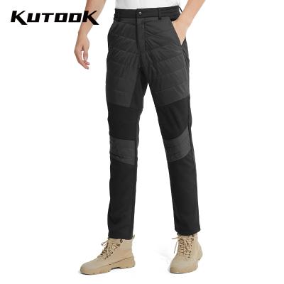 China KUTOOK Breathable Men Sports Outdoor Pants Thickened Fleece Warm MTB Motorcycle Anorak Pants WP001 for sale