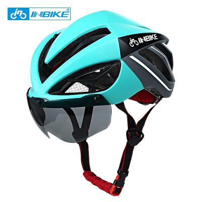 China INBIKE 3D Goggles Pad Outdoor Personal Protective Helmet Motocross Riding Helmet For MX-9 Motorcycle for sale