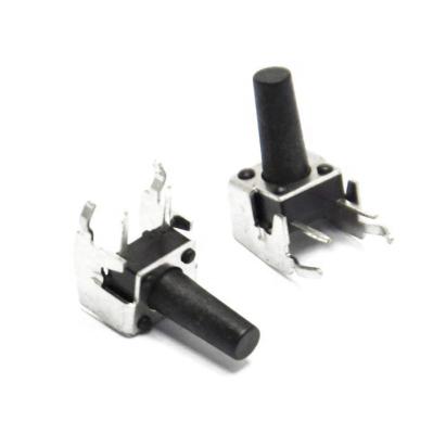 China Stainless Steel Momentary Tactile Tact Push Button Switch Right Angle 6x6x12mm for Arduino for sale