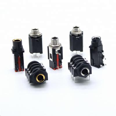 China audio & Header Accepting PCB Mount 6.35 Female Audio Stereo Mono Jacks for sale