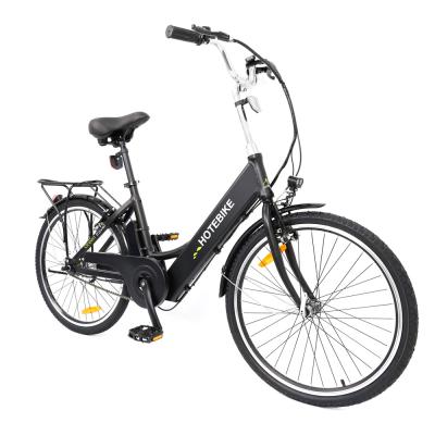 China 24 inch 36v 250w 350w 48v 500w e bike 26 inch aluminum electric bicycle lady ebike city electric bike for sale