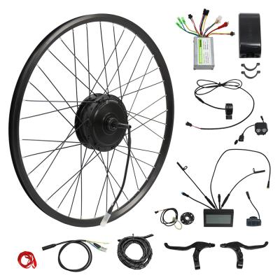 China 48V 500W e bike kit with lcd display fat ebike conversion kit 26 for sale