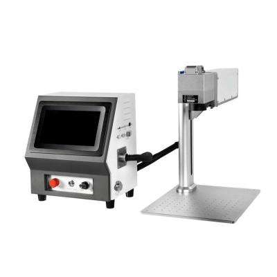 China Ezcad software 20w 30wmini deep split type small color printing fiber mopa laser marking machine JPT M7 for sale