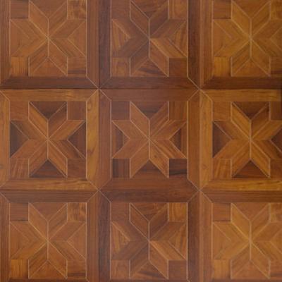 China Luxury Luxury Wood Mosaic Parqkett Flooring Tiles Wood Flooring for sale