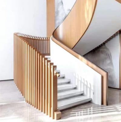 China Contemporary Wood Stairs Nosing Solid Wood Stair Tread for sale