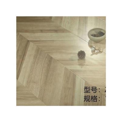 China White Fish Chevron Laminate Soundproof / Waterproof Bone Parquet Flooring 12mm Waterproof for sale