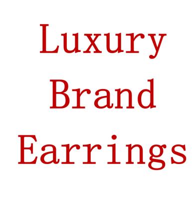 China Wholesale Vintage Designer Jewelry Famous Brands Inspired Earrings Personality Fashion Luxury Earrings for sale