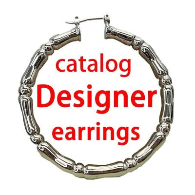 China Designer Earrings Popular Brand circle earring inspired by famous women luxury wholesale brand stud earrings double G cc vintage jewelry for sale