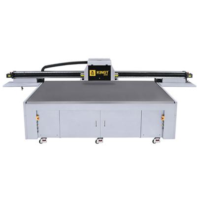 China Digital Ricoh Gen5 Industrial Wood Ceramic Metal Heads KGT-LE2513 Large Format Flat Bed Glass UV Printing Machine For Printing Shops for sale