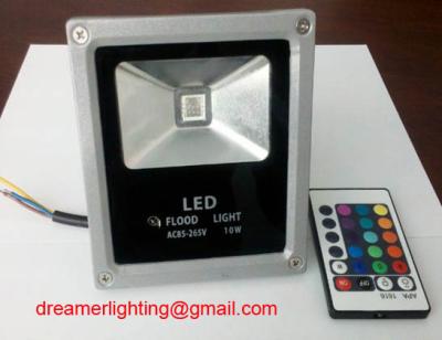 China 16 Color Tones RGB LED Flood Light for Illumination and Beautification of Home Hotel Garde for sale