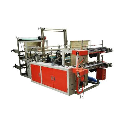 China Two Layer Trash Bag Plastic Rolling Garbage Bag Making Machine for sale