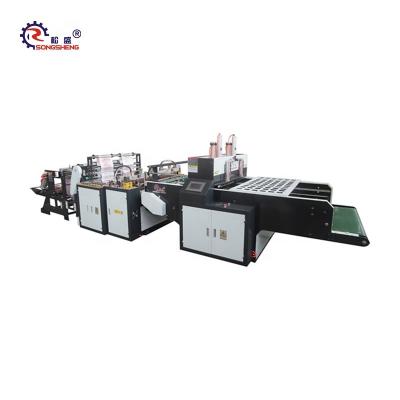 China SS-GS Automatic shopping bag T shirt plastic bag making machine for sale à venda