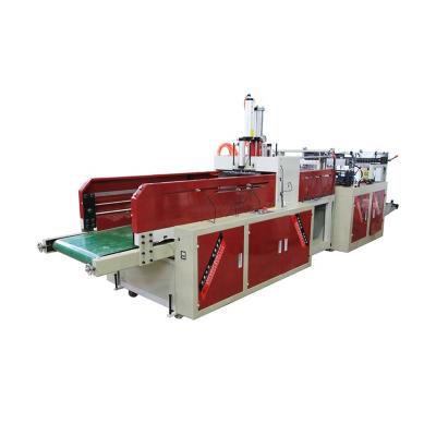 China SS-DFR series plastic cloth bag carry bag T shirt bag making machine price in india à venda