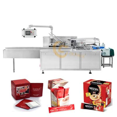 China Food cartoning machine for coffee powder packing machine drip coffee instant stick carton paper box packing machines for sale