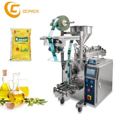 China Automatic CLOTHING Sachet Cooking Oil Pouch Packing Machine Price for sale